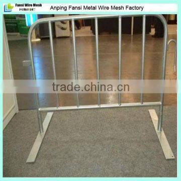 galvanized crowd control interlocking barrier fence