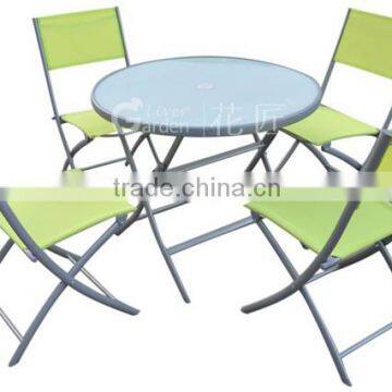 Garden leisure folding bistro table and chair outdoor mosaic bistro set