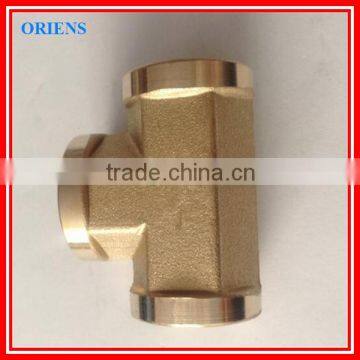 High Quality Low-priced High Temperature Casting Copper Tee, Brass Parts, Connectors photo-3