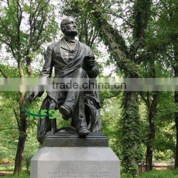 Bronze Fitz Greene Halleck American poet statue