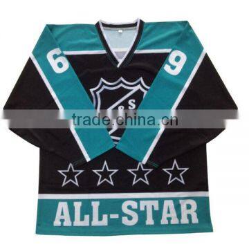 High quality dry fit custom wholesale blank hockey jersey dress