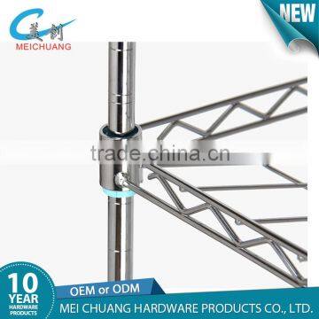 4 Tierd Light Duty Adjustable Organized Wire Shelving Rack for Storage photo-4