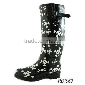 Ladies' High Heel Rubber Boots / Rain Boots / Boots