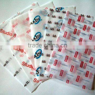 Printing logo leather product pakaging wrapping tissue paper