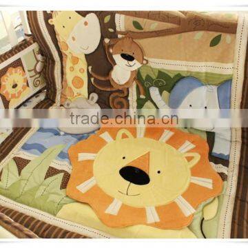 2015 New Design Applique 100% Cotton Custom Bedding Set