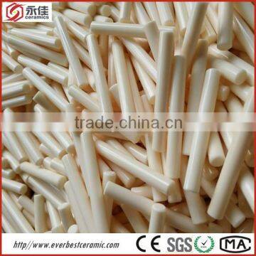 precision polishing 99%Alumina ceramic yellow rod/shaft/roller