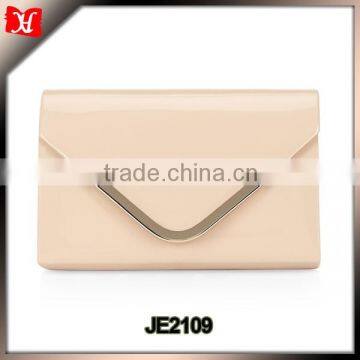 Personlized womens luxy leather Envelope Clutch bag