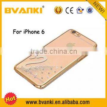 Novelties 2016 Mobiles Accessories Transparent Plastic Case Diamond Cases For IPhone 6 Phone Unlocked Original G4 Mobile Case photo-3