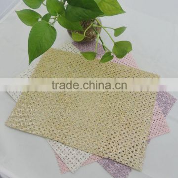 guangzhou glitter fabric with hole for pu chappal                        
                                                Quality Choice