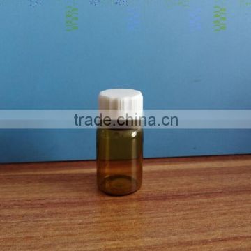 2ml amber glass vial with plastic cap for pharmaceutical