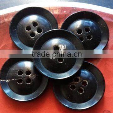 Sedex Audited Factory 2 Pillar ox Horn Button, Buffalo Horn Button photo-3