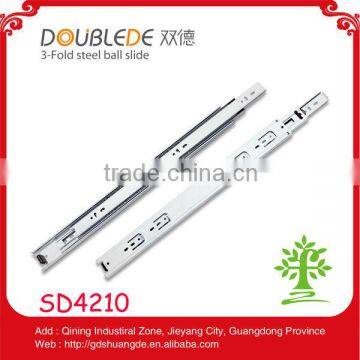 42mm triple rails invisible full extention cupboard telescopic channel