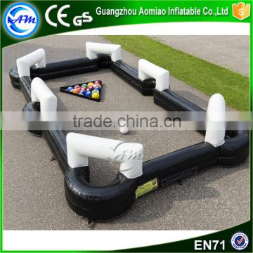 Inflatable snooker football,inflatable pool table pingpong pool, inflatable table tennis for sale