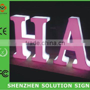 High Qaulity Advertising Full Light 3D Acrylic Letters