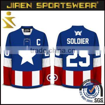 sublimation printing team set custom hockey jerseys,wholesale blank ice hockey jerseys