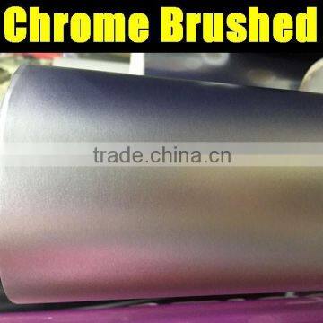 Best Selling Chrome Brushed 1.52*20m With Air Bubble Free