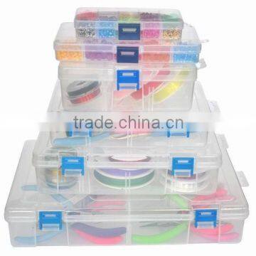 all kinds of Plastic box for beads storage with handles