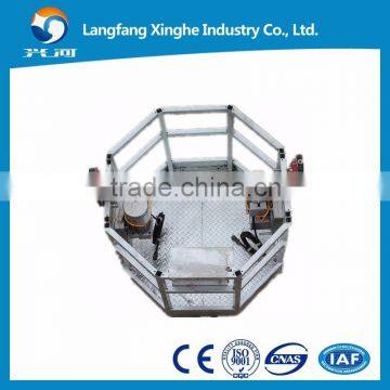 Aluminum swing stage / suspended access equipment / temporary gondola working platform