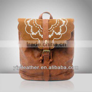 V604-2014 handbag designs,new arrival 2014 handbag designs,new arrival embroidery backpack 2014 handbag designs