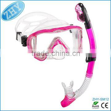 Hot Sale Adult Silicone Scuba Diving Mask and Snorkel Set