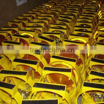 Road Safety Manufacturer Solar Amber Led Traffic Warning Light photo-3
