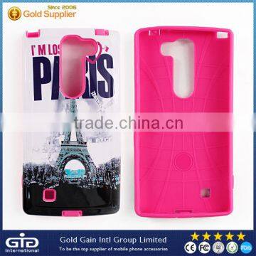 [GGIT] New Arrival Flash Powder Color Painting TPU PC 2 in 1 Mobile Phone Case for LG H500F photo-1