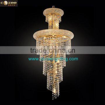 K9 Crystal Lighting Pendant Chandelier Empire Lighting Fixtrure Hotel Lighting Room Lighting Lobby Lighting CZ6517G/410