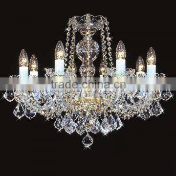 Bohemia Crystal Chandelier Lighting Pendant Hanging Lamp for Home Decoration CZ3037/8