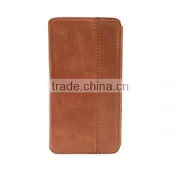 Leather wallet mobile phone factory case for iphone 6