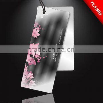 Wholesale custom design fashional paper hang tag for clothing