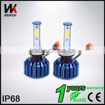 WEIKEN B2 60W COB 9006 led headlight, car h4 led headlight bulbs