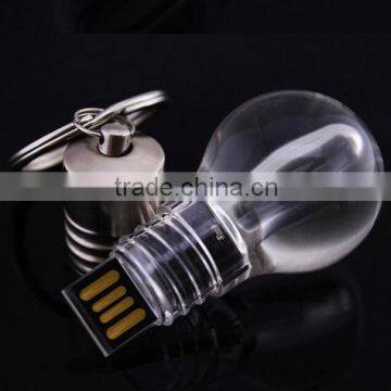 Light bulb shape usb flash drive with factory price