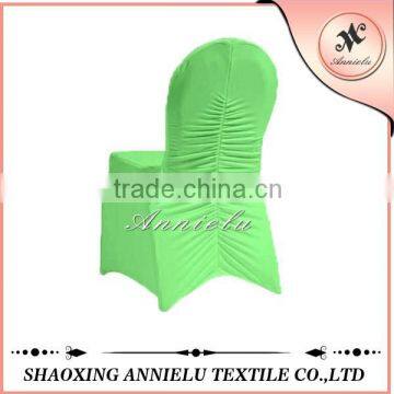 Used Back ruffled banquet spandex chair cover for sale