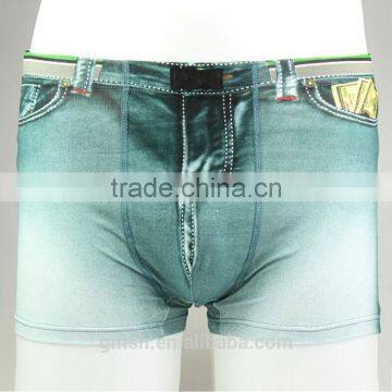 Funny Printed European brand 95% cotton and 5% spandex free sample men underwear with high quality with competitve price