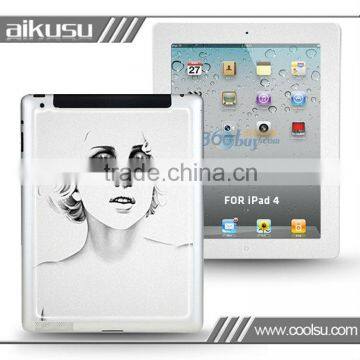 2013 Hot sale 3d dome epoxy sticker for apple iPad4