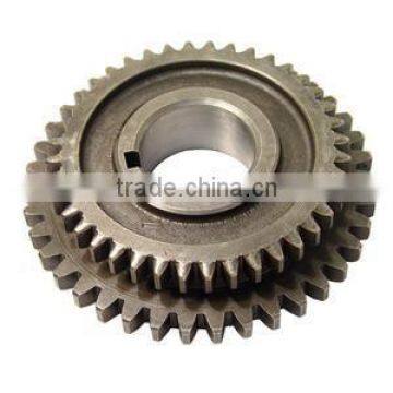 Metal double spur gear cutting