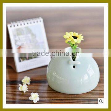 cheaper Mini size ceramic succulent planter pot /Minimalist Ceramic Bulk Succulent Planter Pot for desk decor