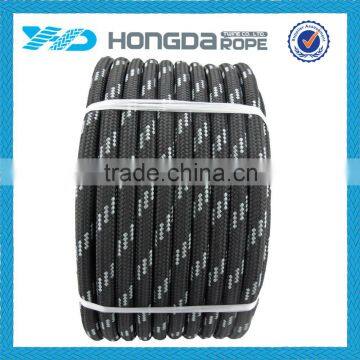 2016 balck with white 3 strand pp twisted rope