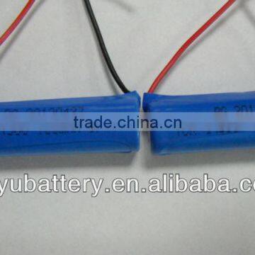 3.7v li-ion battery 14500 800mah
