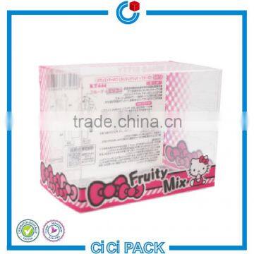 wholesale custom plastic clear pvc cosmetics gift packing box                        
                                                                                Supplier's Choice