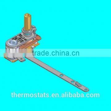 Adjustable bimetallic steam iron Thermostat