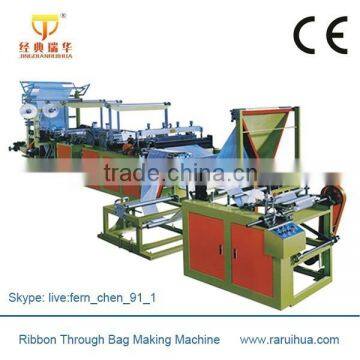 Plastic Rope Handle Garbage Bag Making Machine