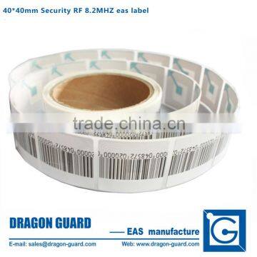 Supermarket Safety Equipment Retail Anti-theft Security Soft Tag, rf Label/rf Soft Label/8.2MHZ Eas Label Quality Choice