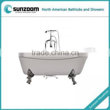 cUPC certificate ordinary bathtubs,slipper clawfoot tubs,freestanding slipper tub