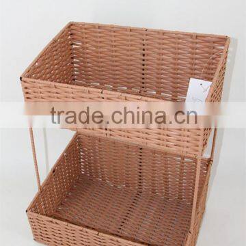 custom durable using handmade display paper basket for home decor