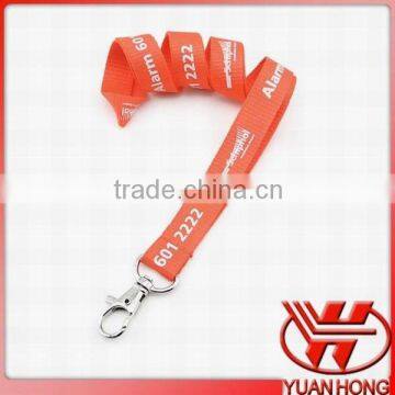 2014 fashion cute key lanyard with metal hook for promotion