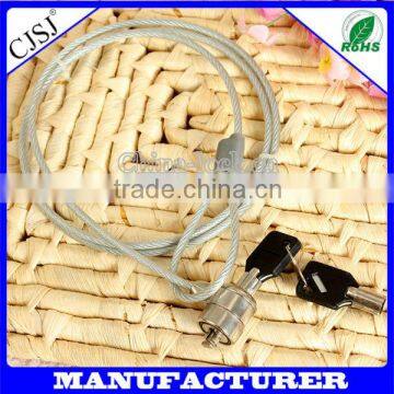 2014 new products safe key laptop security lock with cable