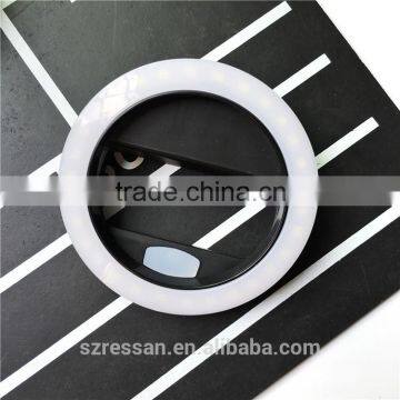 30 LED Clip-on Rechargable Selfie Cellphone Ring Light Supplementary Lighting photo-5