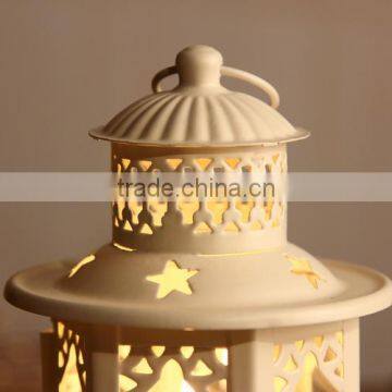European-style Metal Candle Holder,iron Candlestick Lantern photo-3