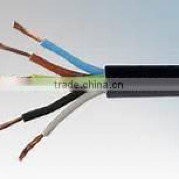 15.5MM diameter five cores 60227 IEC 300/500V 53( yz)-57(yzw )RVV CABLE